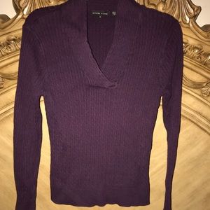 Jeanne Pierre Purple Sweater
